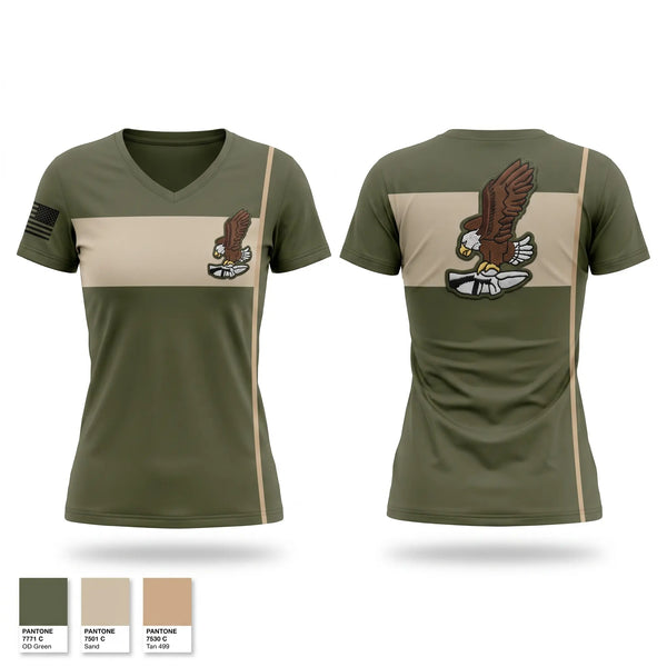 Womens Short Sleeve Vneck Shirt, MARINE BARRACKS ADAK ALASKAMARINE BARRACKS ADAK ALASKA, Marines, Teamtime, Team time, sublimation, custom sports apparel, team uniforms, spirit wear, spiritwear, sports uniforms, custom shirts, team store, custom team store, fundraiser sports, apparel fundraiser