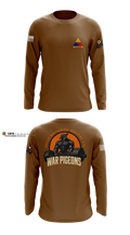 261st War Pigeons Long Sleeve Performance Shirt 103