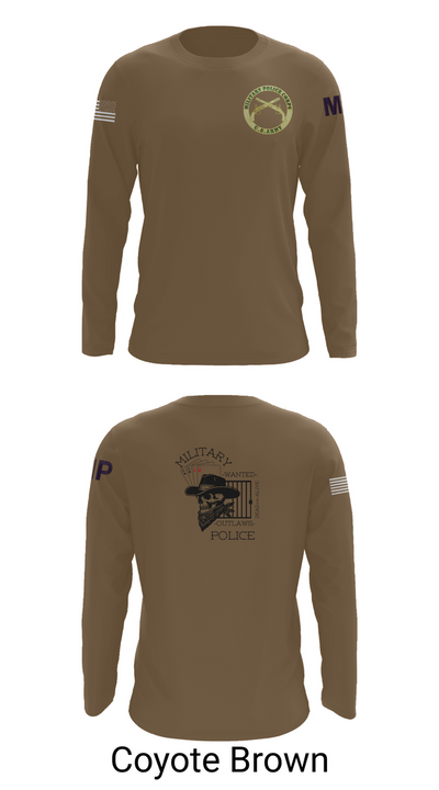 3RD PLATOON OUTLAWS Long Sleeve Performance Shirt 6
