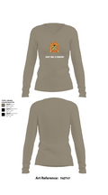 501st BSB, B Company 7979592 Women's Long Sleeve V-neck Shirt - 62