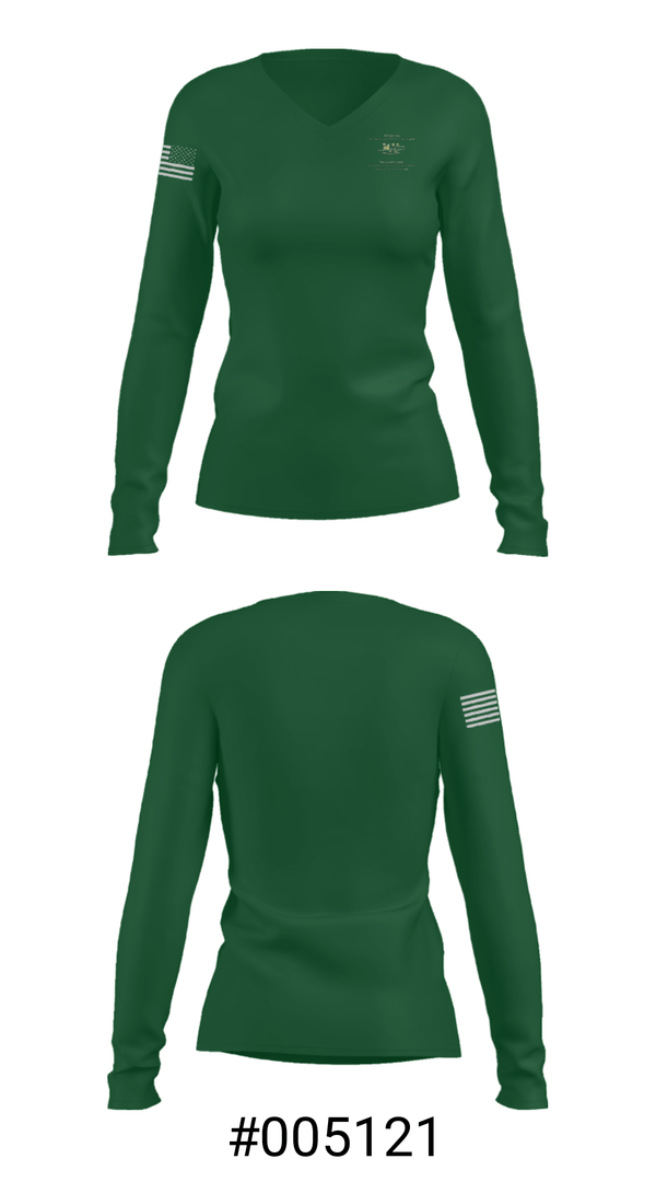 Women's Long Sleeve Vneck Shirt, Early Childhood Education Center, Spirit Store, Teamtime, Team time, sublimation, custom sports apparel, team uniforms, spirit wear, spiritwear, sports uniforms, custom shirts, team store, custom team store, fundraiser sports, apparel fundraiser