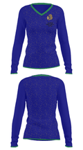 Wilkinson County Middle School 14902049 Women's Long Sleeve V-neck Shirt - 33