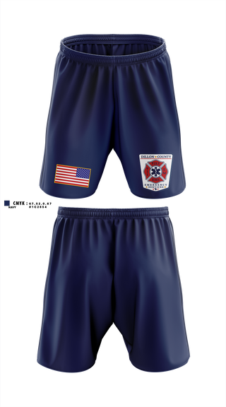 Athletic Shorts With Pockets, Dillon County Emergency Services, Fire Department, Teamtime, Team time, sublimation, custom sports apparel, team uniforms, spirit wear, spiritwear, sports uniforms, custom shirts, team store, custom team store, fundraiser sports, apparel fundraiser