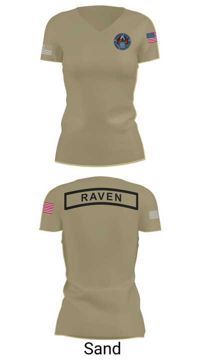 Phoenix Raven Instrutor 33351761 Women's Short Sleeve V-neck Shirt - 88