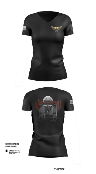 Womens Short Sleeve Vneck Shirt, CHP- GGD WST, , Teamtime, Team time, sublimation, custom sports apparel, team uniforms, spirit wear, spiritwear, sports uniforms, custom shirts, team store, custom team store, fundraiser sports, apparel fundraiser