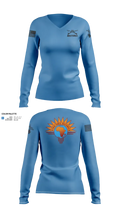 Task Force Bastards 71335130 Women's Long Sleeve V-neck Shirt - 120