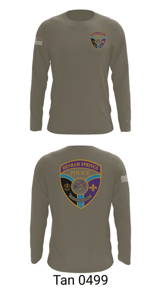 Long Sleeve Performance Shirt, Denham springs police department, Police, Teamtime, Team time, sublimation, custom sports apparel, team uniforms, spirit wear, spiritwear, sports uniforms, custom shirts, team store, custom team store, fundraiser sports, apparel fundraiser