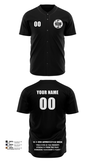 Full Button Baseball Jersey, Joint Base San Antonio 4A/MSC, , Teamtime, Team time, sublimation, custom sports apparel, team uniforms, spirit wear, spiritwear, sports uniforms, custom shirts, team store, custom team store, fundraiser sports, apparel fundraiser
