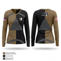 5th Combat Readiness School 45690060 Women's Long Sleeve V-neck Shirt - 1