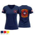 Carlisle Fire & Rescue Women's Short Sleeve V-neck Shirt - 1