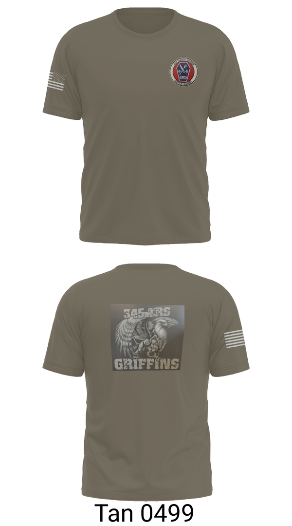 Old School Cotton Feel Shirt, 345th TRS, , Teamtime, Team time, sublimation, custom sports apparel, team uniforms, spirit wear, spiritwear, sports uniforms, custom shirts, team store, custom team store, fundraiser sports, apparel fundraiser