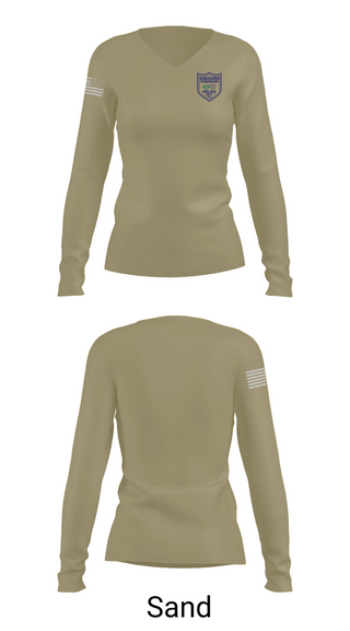 Womens Long Sleeve Vneck Shirt, Andover Township Police Department, , Teamtime, Team time, sublimation, custom sports apparel, team uniforms, spirit wear, spiritwear, sports uniforms, custom shirts, team store, custom team store, fundraiser sports, apparel fundraiser