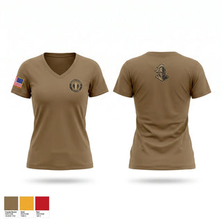 Womens Short Sleeve Vneck Shirt, C. Co 541st, Army, Teamtime, Team time, sublimation, custom sports apparel, team uniforms, spirit wear, spiritwear, sports uniforms, custom shirts, team store, custom team store, fundraiser sports, apparel fundraiser