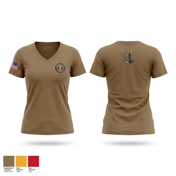 Womens Short Sleeve Vneck Shirt, C. Co 541st, Army, Teamtime, Team time, sublimation, custom sports apparel, team uniforms, spirit wear, spiritwear, sports uniforms, custom shirts, team store, custom team store, fundraiser sports, apparel fundraiser