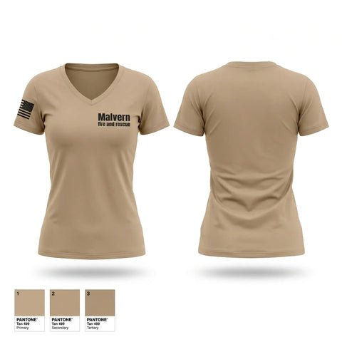 Womens Short Sleeve Vneck Shirt, Malvern fire and rescue, Fire Department, Teamtime, Team time, sublimation, custom sports apparel, team uniforms, spirit wear, spiritwear, sports uniforms, custom shirts, team store, custom team store, fundraiser sports, apparel fundraiser
