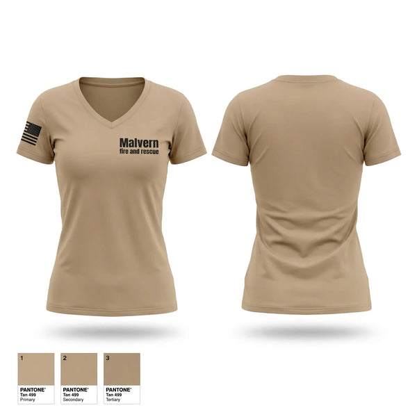 Womens Short Sleeve Vneck Shirt, Malvern fire and rescue, Fire Department, Teamtime, Team time, sublimation, custom sports apparel, team uniforms, spirit wear, spiritwear, sports uniforms, custom shirts, team store, custom team store, fundraiser sports, apparel fundraiser