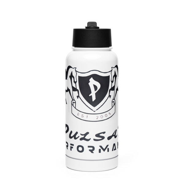 pulsar performance Stainless Steel Water Bottle with a Straw Lid