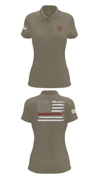 Womens Short Sleeve Performance Polo, Amarillo Fire Department, Fire Department, Teamtime, Team time, sublimation, custom sports apparel, team uniforms, spirit wear, spiritwear, sports uniforms, custom shirts, team store, custom team store, fundraiser sports, apparel fundraiser