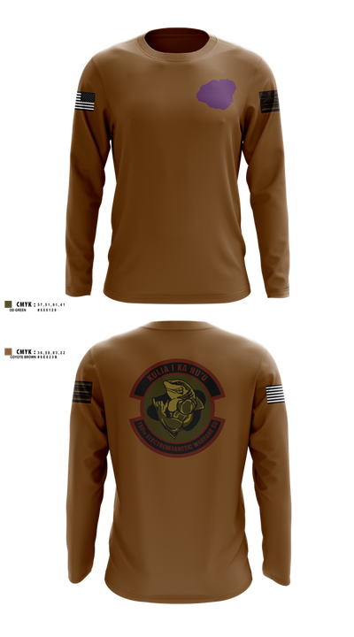 150th Electromagnetic Warfare Squadron 66679137 Long Sleeve Performance Shirt 5