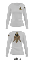 TRENCH WARRIORS 37624482 Women's Long Sleeve V-neck Shirt - 6
