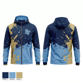 Windbreaker, Benjamin Franklin High School- Chargers, Cheer, Teamtime, Team time, sublimation, custom sports apparel, team uniforms, spirit wear, spiritwear, sports uniforms, custom shirts, team store, custom team store, fundraiser sports, apparel fundraiser