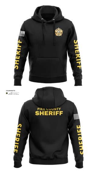 Hoodie, Pike County Sheriffs Office, Police, Teamtime, Team time, sublimation, custom sports apparel, team uniforms, spirit wear, spiritwear, sports uniforms, custom shirts, team store, custom team store, fundraiser sports, apparel fundraiser