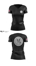 Hawai’i Department of Law Enforcement- Sheriff Division 58453737 Women's Short Sleeve V-neck Shirt - 22