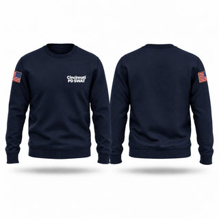 Crew Neck Sweatshirt, Cincinnati PD SWAT, Police, Teamtime, Team time, sublimation, custom sports apparel, team uniforms, spirit wear, spiritwear, sports uniforms, custom shirts, team store, custom team store, fundraiser sports, apparel fundraiser