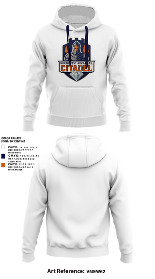 Hoodie, Northwest Arkansas Citadel, , Teamtime, Team time, sublimation, custom sports apparel, team uniforms, spirit wear, spiritwear, sports uniforms, custom shirts, team store, custom team store, fundraiser sports, apparel fundraiser