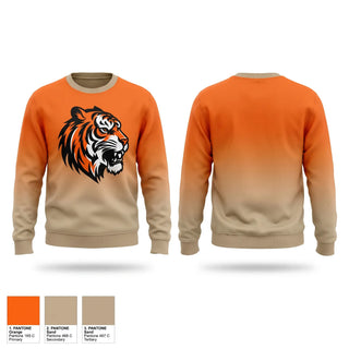Crew Neck Sweatshirt, HERRIN TIGERS, Cross Country, Teamtime, Team time, sublimation, custom sports apparel, team uniforms, spirit wear, spiritwear, sports uniforms, custom shirts, team store, custom team store, fundraiser sports, apparel fundraiser