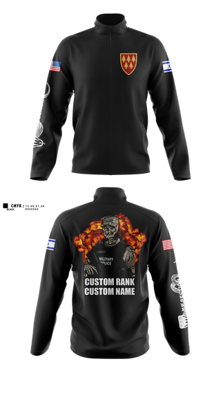 Fleece Jacket, 13th MDB, Army, Teamtime, Team time, sublimation, custom sports apparel, team uniforms, spirit wear, spiritwear, sports uniforms, custom shirts, team store, custom team store, fundraiser sports, apparel fundraiser