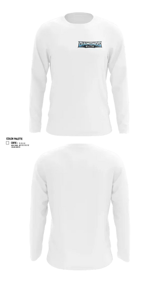 Long Sleeve Performance Shirt, ETX Diamonds Elite, Softball, Teamtime, Team time, sublimation, custom sports apparel, team uniforms, spirit wear, spiritwear, sports uniforms, custom shirts, team store, custom team store, fundraiser sports, apparel fundraiser