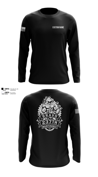 Long Sleeve Performance Shirt, BRAVO 237th BSB, Army, Teamtime, Team time, sublimation, custom sports apparel, team uniforms, spirit wear, spiritwear, sports uniforms, custom shirts, team store, custom team store, fundraiser sports, apparel fundraiser