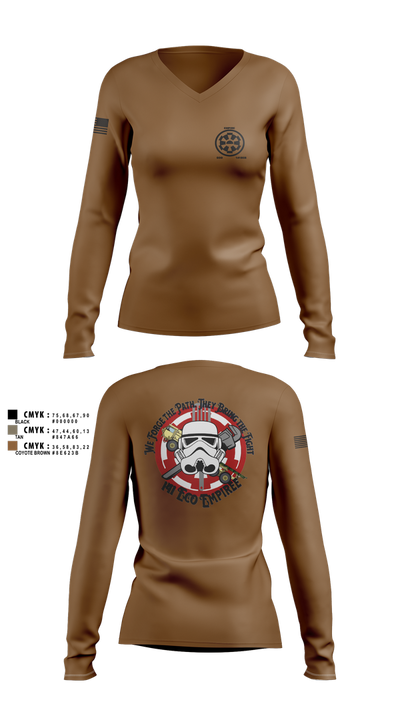 141 echo 27271231 Women's Long Sleeve V-neck Shirt - 3