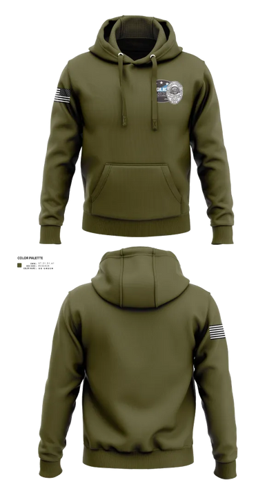 Clayton Police K9 Unit 37003259 Hoodie - 23