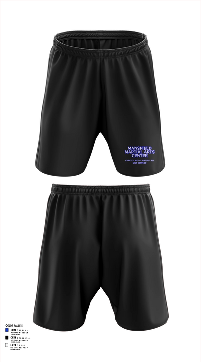 Mansfield Martial Arts Center Athletic Shorts With Pockets - 38