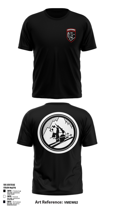 2-10 AHB Knighthawks Short Sleeve Performance Shirt - 15