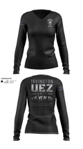 Irvington UEZ Women's Long Sleeve V-neck Shirt - 21
