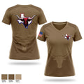 341 MMB 24324506 Women's Short Sleeve V-neck Shirt - 1
