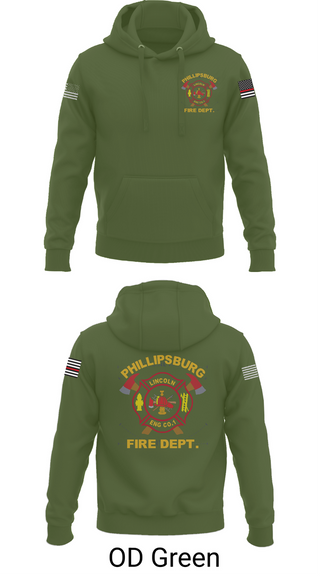Hoodie, PHILLIPSBURG FIRE DEPARTMENT, , Teamtime, Team time, sublimation, custom sports apparel, team uniforms, spirit wear, spiritwear, sports uniforms, custom shirts, team store, custom team store, fundraiser sports, apparel fundraiser