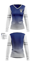 Brent Raiders 95359383 Women's Long Sleeve V-neck Shirt - 1