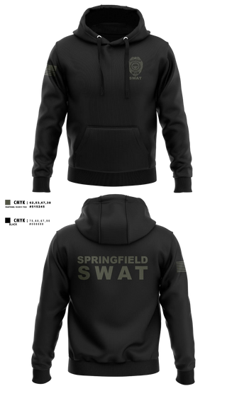 Hoodie, Springfield Ohio SWAT, Police, Teamtime, Team time, sublimation, custom sports apparel, team uniforms, spirit wear, spiritwear, sports uniforms, custom shirts, team store, custom team store, fundraiser sports, apparel fundraiser