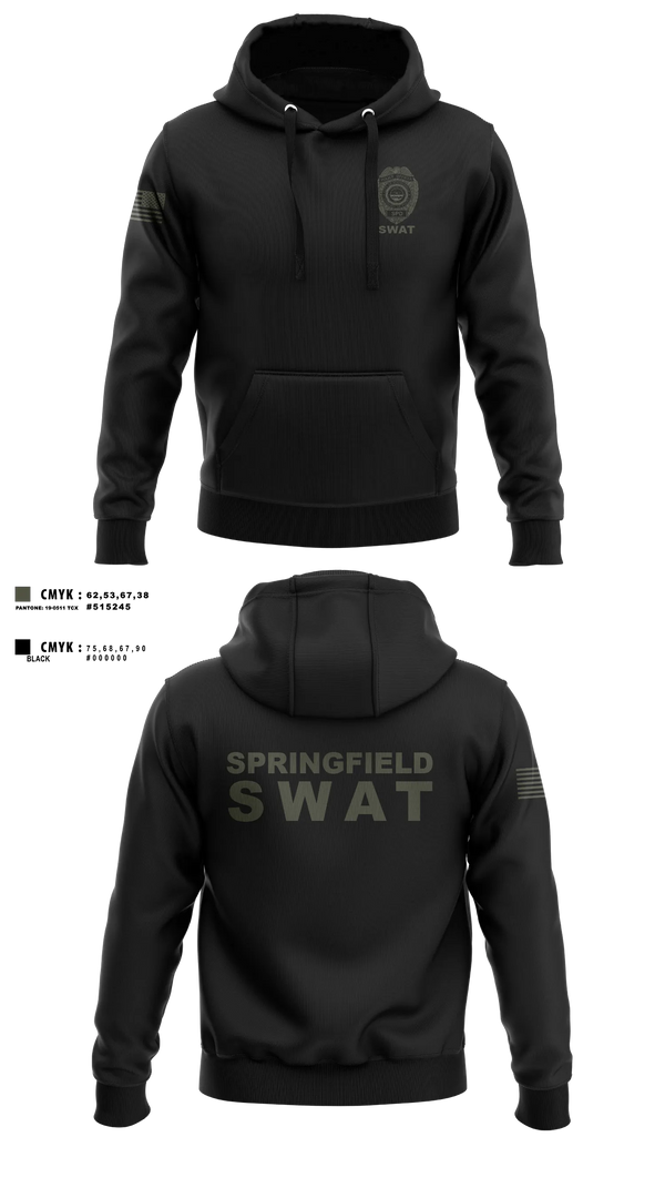 Hoodie, Springfield Ohio SWAT, Police, Teamtime, Team time, sublimation, custom sports apparel, team uniforms, spirit wear, spiritwear, sports uniforms, custom shirts, team store, custom team store, fundraiser sports, apparel fundraiser
