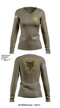 2ND BN 354 REGT 8230851 Women's Long Sleeve V-neck Shirt - 100