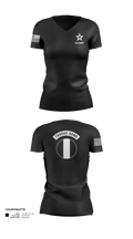 TRADOC Band 1016827 Women's Short Sleeve V-neck Shirt - 10