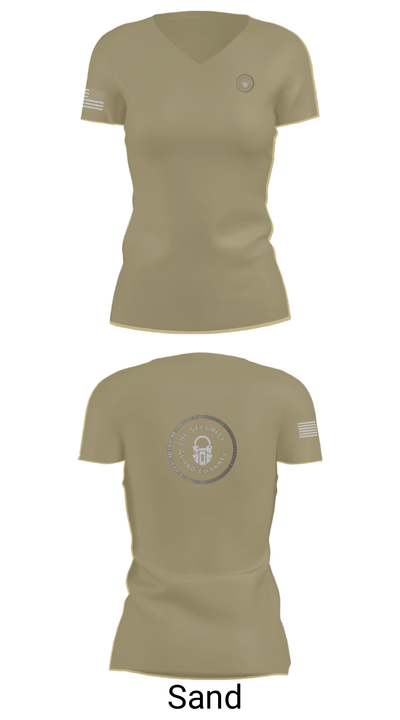 ATYPICAL SECURITY GUARD 4785157 Women's Short Sleeve V-neck Shirt - 44