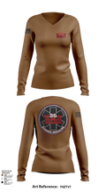 36 Engineer Brigade 21173189 Women's Long Sleeve V-neck Shirt - 101