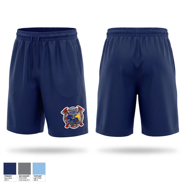 Athletic Shorts With Pockets, Memphis Fire Station 27, Fire Department, Teamtime, Team time, sublimation, custom sports apparel, team uniforms, spirit wear, spiritwear, sports uniforms, custom shirts, team store, custom team store, fundraiser sports, apparel fundraiser
