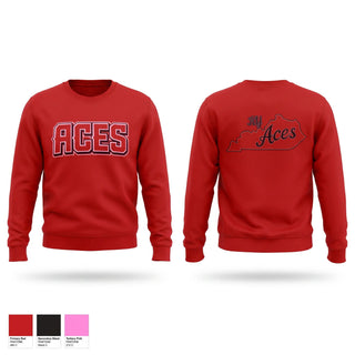 Crew Neck Sweatshirt, Ky Aces, Softball, Teamtime, Team time, sublimation, custom sports apparel, team uniforms, spirit wear, spiritwear, sports uniforms, custom shirts, team store, custom team store, fundraiser sports, apparel fundraiser