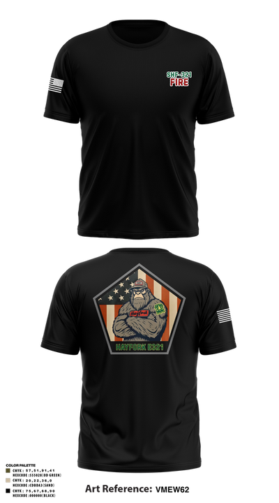 Hayfork Engine 321 44887937 Short Sleeve Performance Shirt - 16